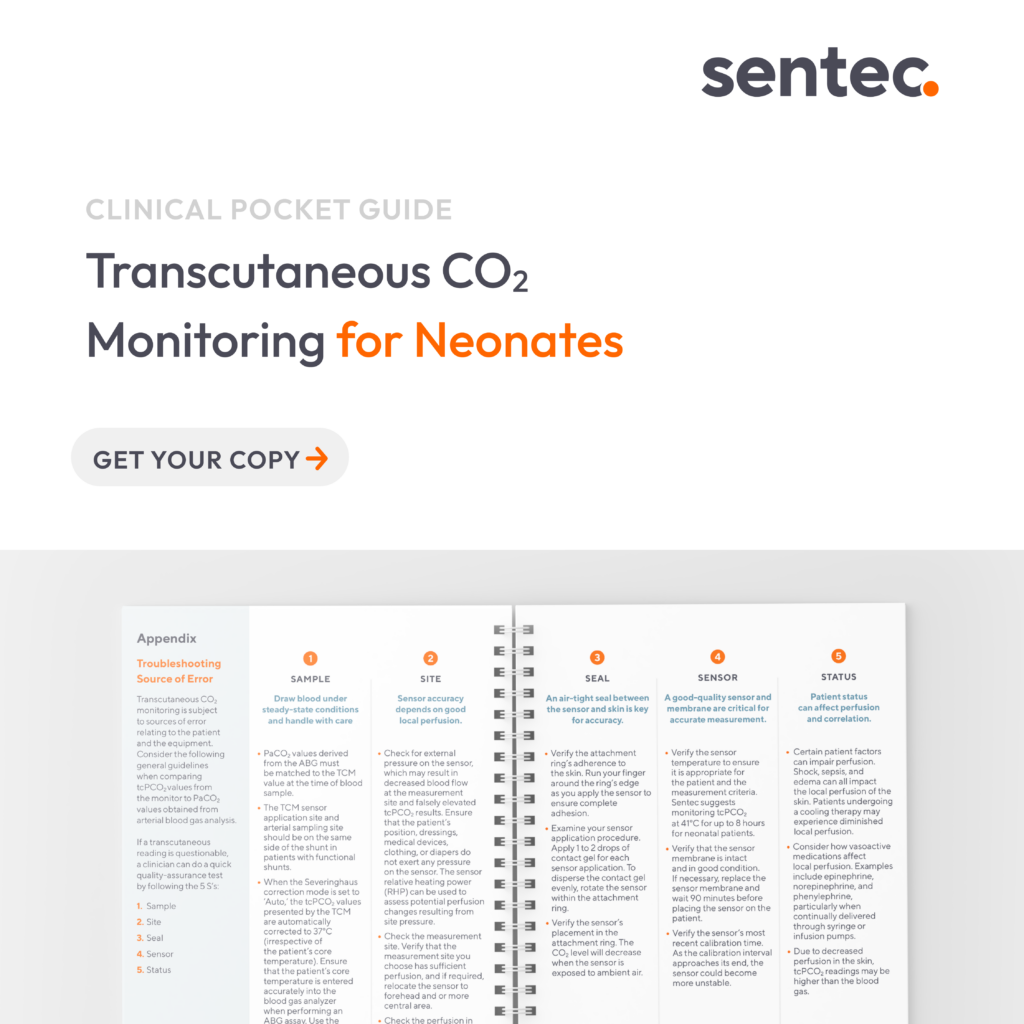 Transcutaneous Co2 Monitoring For Neonates Pocket Guide 